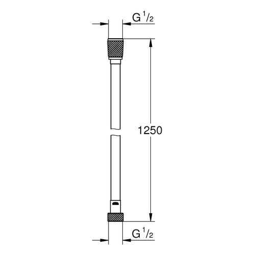 Душевой шланг Grohe 26335000 125см в Аксон