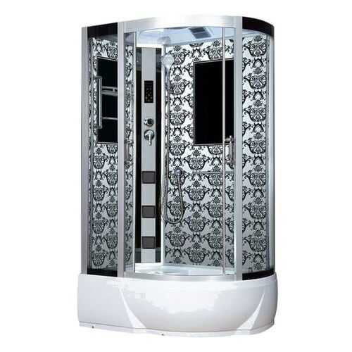 Душевая кабина Niagara Lux NG-7712WL 120x80x215, белый с узором в Аксон