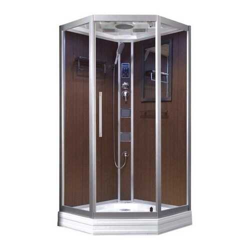 Душевая кабина Niagara Lux NG-7717WD 100x100x215, под дерево в Аксон
