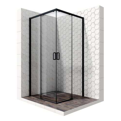 Душевой уголок Ambassador Queen 11011204Black 100х100 см в Аксон