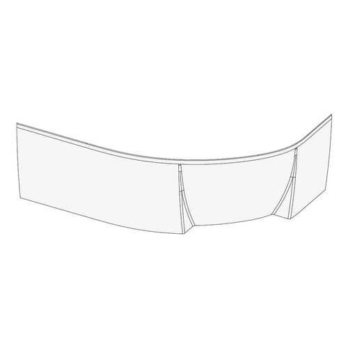 Передняя панель для ванны Ravak Asymmetric P 150 + крепеж, CZ45100000 в Аксон
