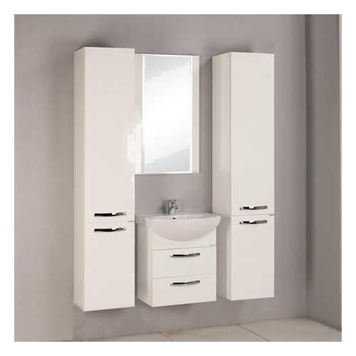 Тумба AQUATON Ария 50 М (Смайл-50) белый (1A140001AA010) без раковины в Аксон