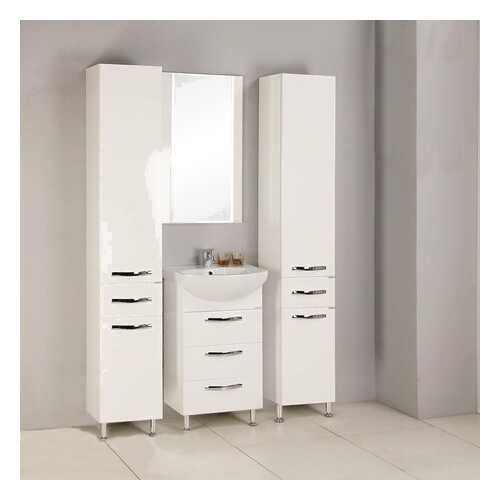 Тумба AQUATON Ария 50 Н (Смайл-50) белый (1A140201AA010) без раковины в Аксон