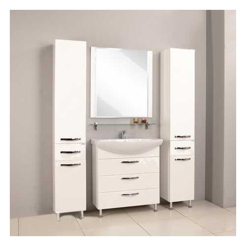 Тумба AQUATON Ария 80 Н (Смайл-80) белый (1A141301AA010) без раковины в Аксон