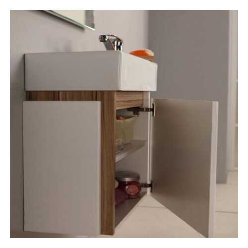 Тумба под раковину AQUATON Эклипс М правая эбони светлый (1A172801EK49R) без раковины в Аксон