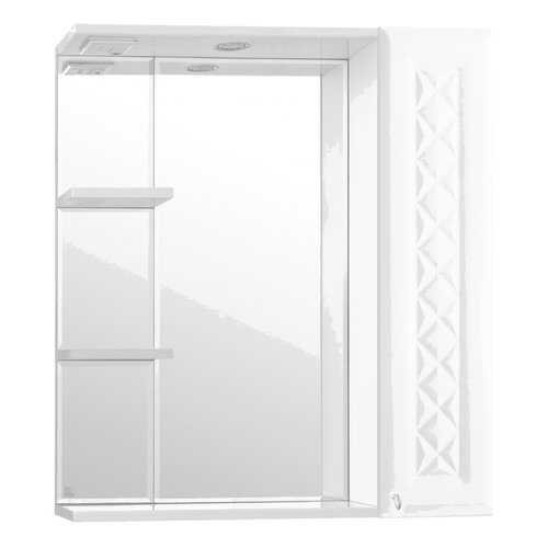 Зеркальный шкаф Style Line Канна 75/С Люкс белый в Аксон