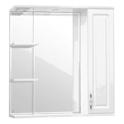 Зеркальный шкаф Style Line Олеандр-2 75/С Люкс белый в Аксон