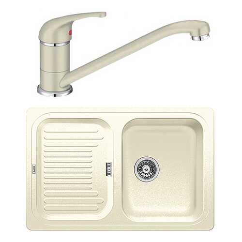 Комплект Blanco Мойка для кухни CLASSIC 45 S 521311 жасмин + смеситель DARAS 517725 жасмин в Аксон