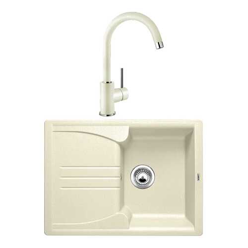Комплект Blanco Мойка для кухни ENOS 40 S 514230 жасмин + смеситель DARAS 517725 жасмин в Аксон