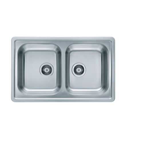 Мойка для кухни ALVEUS ELEGANT 40 SAT-90 810X510 2X в компл.с сифоном 1130555 в Аксон