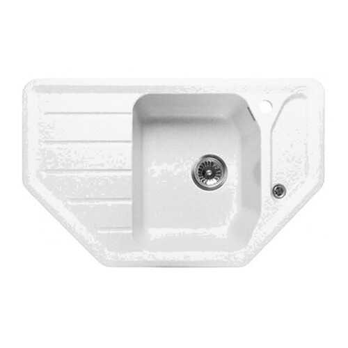 Мойка для кухни из мрамора GranFest Corner GF-C800E белый в Аксон