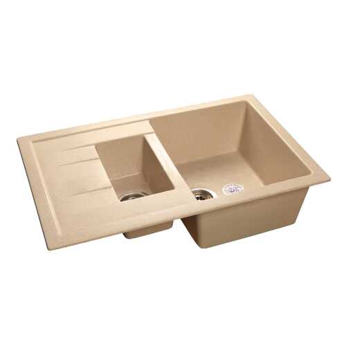 Мойка для кухни из мрамора GranFest Quadro GF-Q775KL бежевый в Аксон