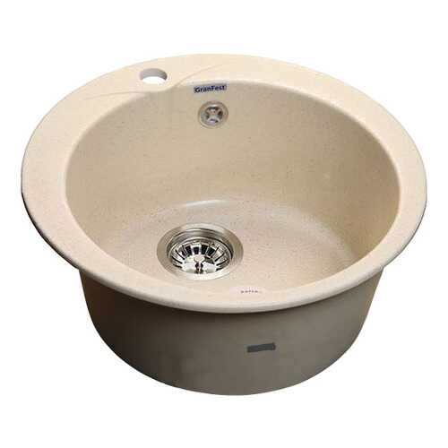 Мойка для кухни из мрамора GranFest Rondo GF-R480 белый в Аксон