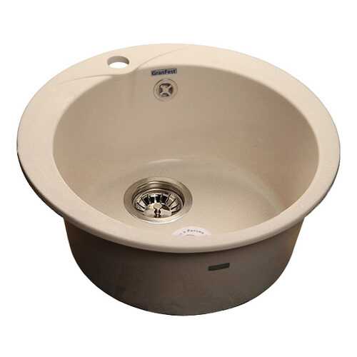 Мойка для кухни из мрамора GranFest Rondo GF-R480 бежевый в Аксон