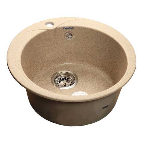 Мойка для кухни из мрамора GranFest Rondo GF-R480 песочный в Аксон