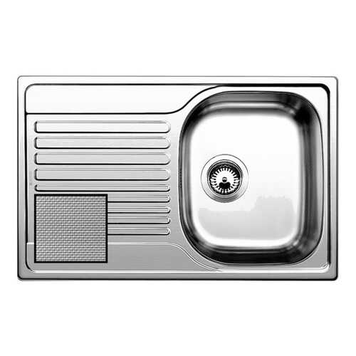 Мойка для кухни из нержавеющей стали Blanco Tipo 45 S Compact 513675 сталь с декором в Аксон