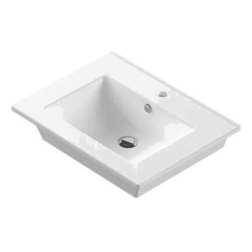 Накладная раковина Sanita Quadro 60 F01 белый в Аксон