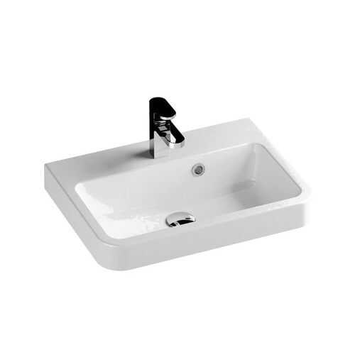 Умывальник Ravak BE HAPPY II 550 белый с переливом, XJA01155000 в Аксон
