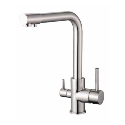 5054 VIKO кухня боковой под фильтр (латунь) Ф35 с гайкой Silver в Аксон