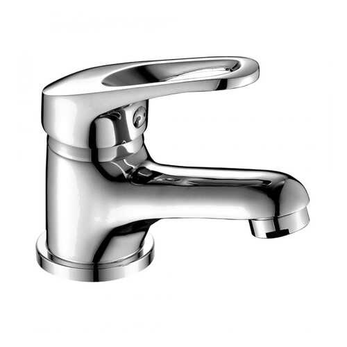 Смеситель Decoroom DR37011 одноручный для умывальника монолитный, хром в Аксон