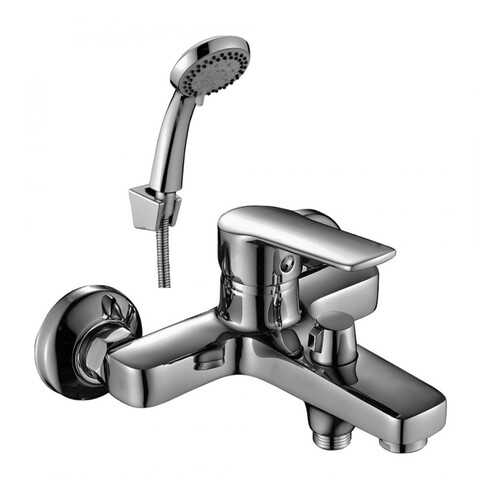 Смеситель Decoroom DR38036 одноручный для ванны с коротким изливом, хром в Аксон