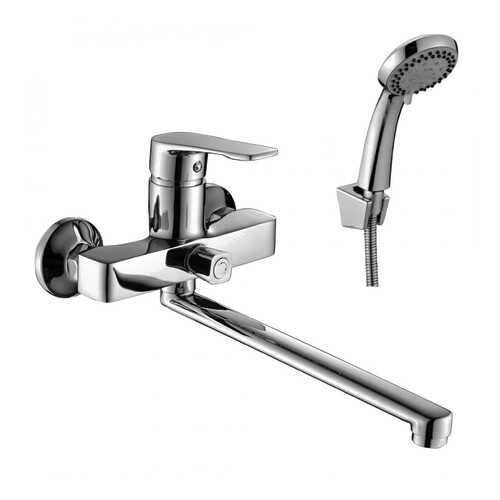 Смеситель Decoroom DR39043 одноручный универсальный с поворотным изливом 35 см., хром в Аксон