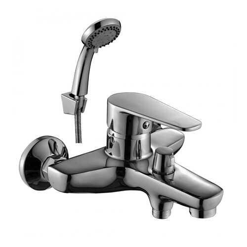 Смеситель Decoroom DR69036 одноручный для ванны с коротким изливом, хром в Аксон