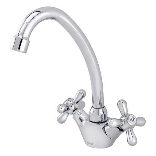 Смеситель для кухни Raiber Classic R2001 с двумя рукоятками в Аксон