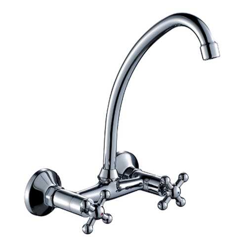 Смеситель для кухонной мойки Rossinka Silvermix G02-73 хром в Аксон