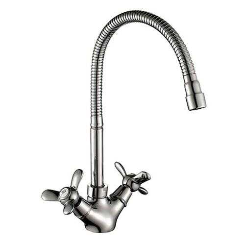 Смеситель для кухонной мойки Rossinka Silvermix Q02-75 хром в Аксон