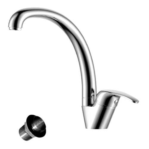 Смеситель для кухонной мойки Rossinka Silvermix Y35-23U хром в Аксон