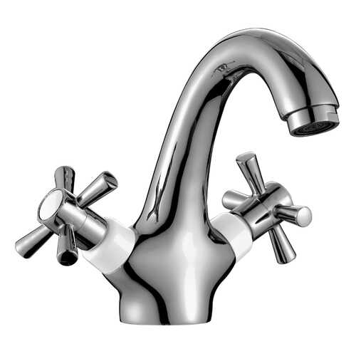 Смеситель для умывальника Decoroom DR46011-White белый в Аксон