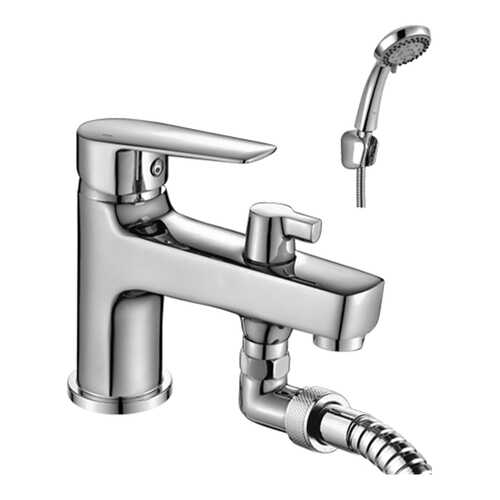 Смеситель для ванны на борт Rossinka Silvermix S35-38 хром в Аксон
