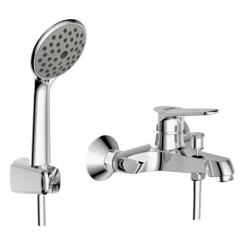 Смеситель для ванны с коротким изливом и аксессуарами F6111147C-B Bravat в Аксон