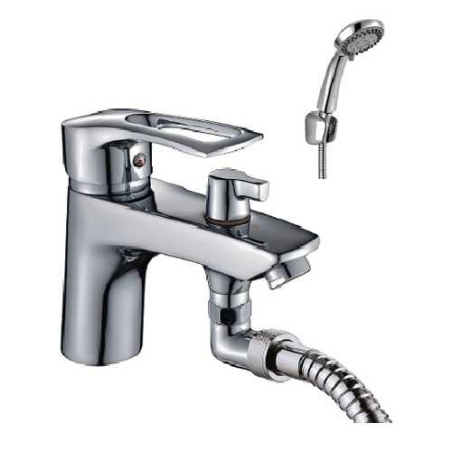 Смеситель с гигиеническим душем Rossinka Silvermix T40-38 хром в Аксон