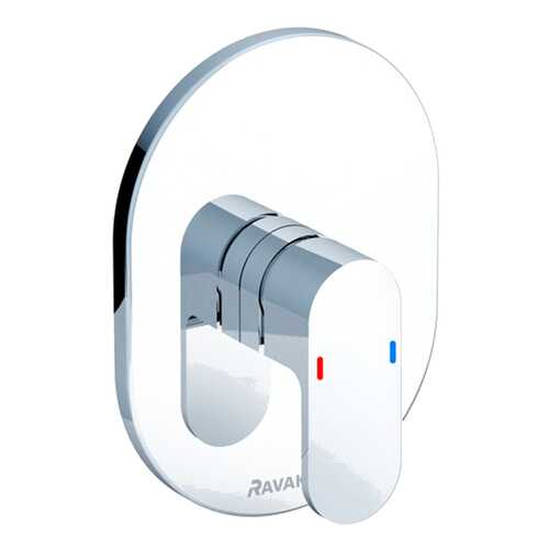 Смеситель скрытого монтажа Ravak Chrome CR 066.00 без переключателя для R-box, X070057 в Аксон