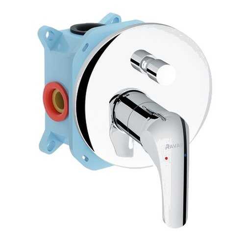 Смеситель скрытого монтажа Ravak Rosa RS 065.01 с переключателем, X070050 в Аксон