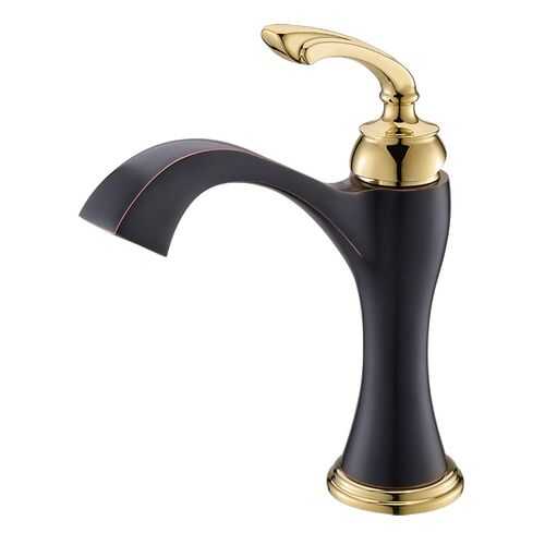 Смесители для раковины Timo Unari 7501/04F black antique-gold в Аксон