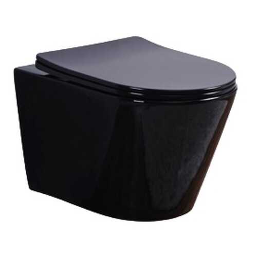 Унитаз подвесной ESBANO - CLAVEL (Black) в Аксон