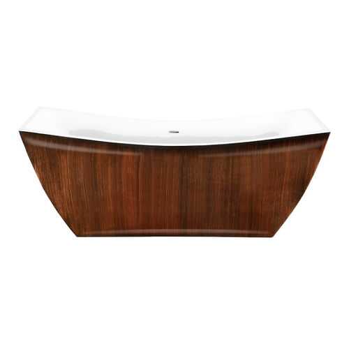 Акриловая ванна Lagard ISSA Brown Wood 178х75 см в Аксон