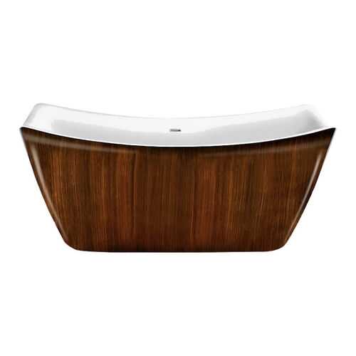 Акриловая ванна Lagard MEDA Brown Wood 170х78 см в Аксон