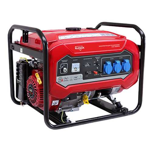 Бензиновый генератор Elitech БЭС 6500РМ 181320 в Аксон