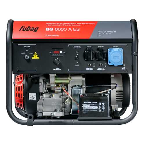 Бензиновый генератор Fubag BS 6600 A ES в Аксон