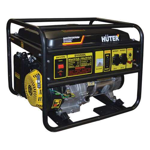 Бензиновый генератор HUTER DY6500L в Аксон