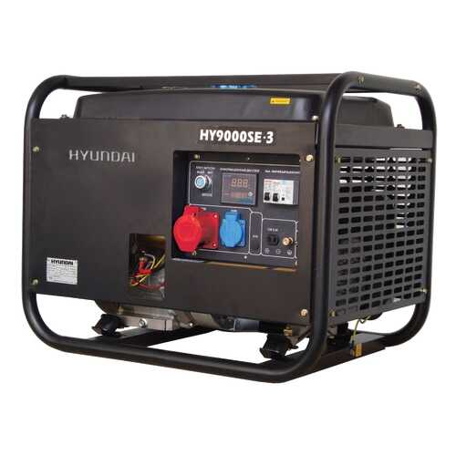 Бензиновый генератор Hyundai HY 9000SE-3 в Аксон
