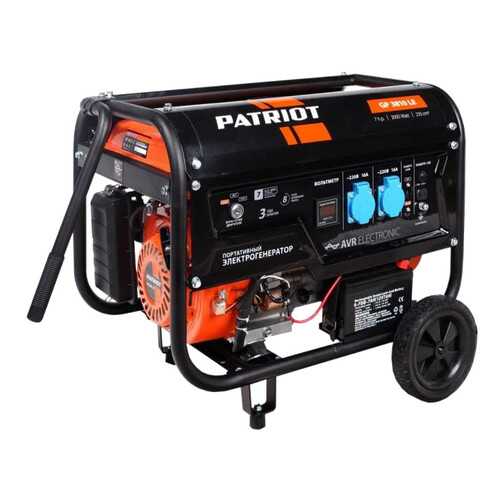 Бензиновый генератор Patriot GP 3810LE 474101550 в Аксон