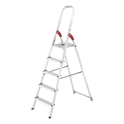 Стремянка алюминиевая Hailo L9 8925-901, 5 ступеней в Аксон