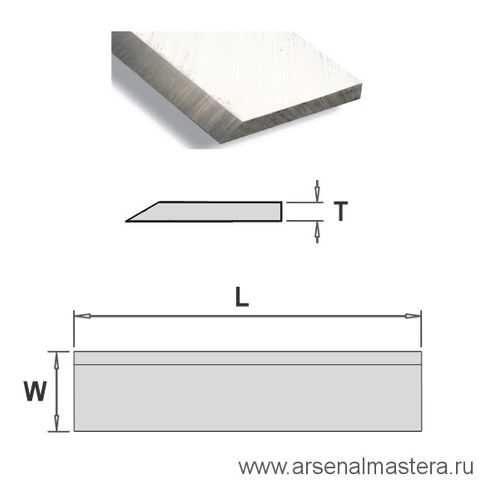 Нож строгальный WOODWORK 73.630.35 в Аксон