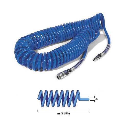 Шланг спиральный GAV SPR4/6,5, 4м, 6,5х10 в Аксон