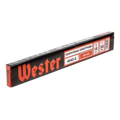 Электроды для сварки WESTER АНО-4, 3,0 мм, 1 кг в Аксон